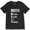 math mental abuse to humans V-Neck Tee