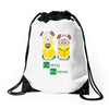 cooking banana herren Drawstring Bags