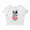 keep smile Crop Top
