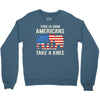 This Is How Americans Take A Knee Crewneck Sweatshirt