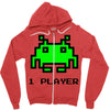 arcade player one Zipper Hoodie