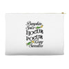 pumpkin spice hocus pocus and cozy sweaters Accessory Pouches