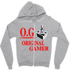 old school gamer Zipper Hoodie