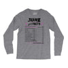 June Girl Facts Cancer Long Sleeve Shirts