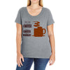 coffee lovers Ladies Curvy T-Shirt