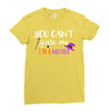 you can't scare me i'm a mother Ladies Fitted T-Shirt