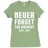 Never Forget The Chemist Ladies Fitted T-Shirt