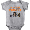 Never Forget Baby Bodysuit