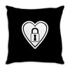 locked Throw Pillow
