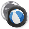 Blue Beachball Baby Boy Pin-back button