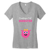 Creating a Lil Monster Baby Girl Women's V-Neck T-Shirt