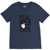 real men love cat V-Neck Tee