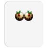 christmas pudding boobs funny Mousepad