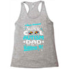 super cool autism dad Racerback Tank