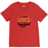 I Wear Gold For My Hero In Haven V-Neck Tee