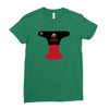 pool black red Ladies Fitted T-Shirt