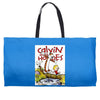 calvin hobbes Weekender Totes
