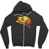full metal bob Zipper Hoodie