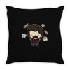 you are the bacon to my eggs Throw Pillow