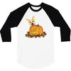 corgi pumpkin 3/4 Sleeve Shirt