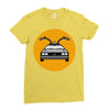 delorean Ladies Fitted T-Shirt