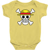 one piece skull Baby Onesie