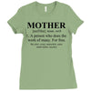 mother defined mothers day Ladies Fitted T-Shirt