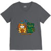 scaredy cats V-Neck Tee