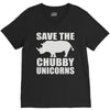 save the chubby unicorns V-Neck Tee