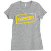 okayest camper in the galaxy funny camping Ladies Fitted T-Shirt