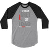 I Wear Grey For My Dad (Brain Cancer Awareness) 3/4 Sleeve Shirt