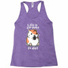 fat life Racerback Tank