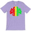 rasta skull and crossbones reggae dub club rave T-Shirt