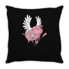 hell yeah piggy Throw Pillow