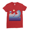 beach Ladies Fitted T-Shirt