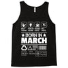Born In March Tank Top