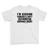 I Am Kicking Cancers Butt Whats Your Superpower? Youth Tee