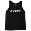 adopt paw sticker vinyl decal dog cat pet puppy Tank Top