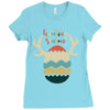 Hunting Season Retro Color 80s Style Ladies Fitted T-Shirt