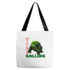 mjolnir calling Tote Bags