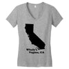 Whale's Vagina CA Women's V-Neck T-Shirt