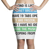 My Mind is Like My internet Browser i Have 19 Tabs Open 3 Are Frozen A Pencil Skirts