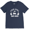 This Girl Loves Her Cane Corso V-Neck Tee