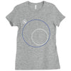 Outside Circle Ladies Fitted T-Shirt