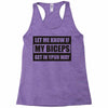 my biceps Racerback Tank