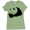panda Ladies Fitted T-Shirt