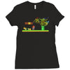 revenge of the turtles Ladies Fitted T-Shirt