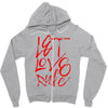 let love rule Zipper Hoodie