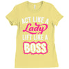 lady lift like a boss Ladies Fitted T-Shirt