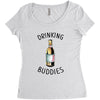 Drinking Buddies Women's Triblend Scoop T-shirt